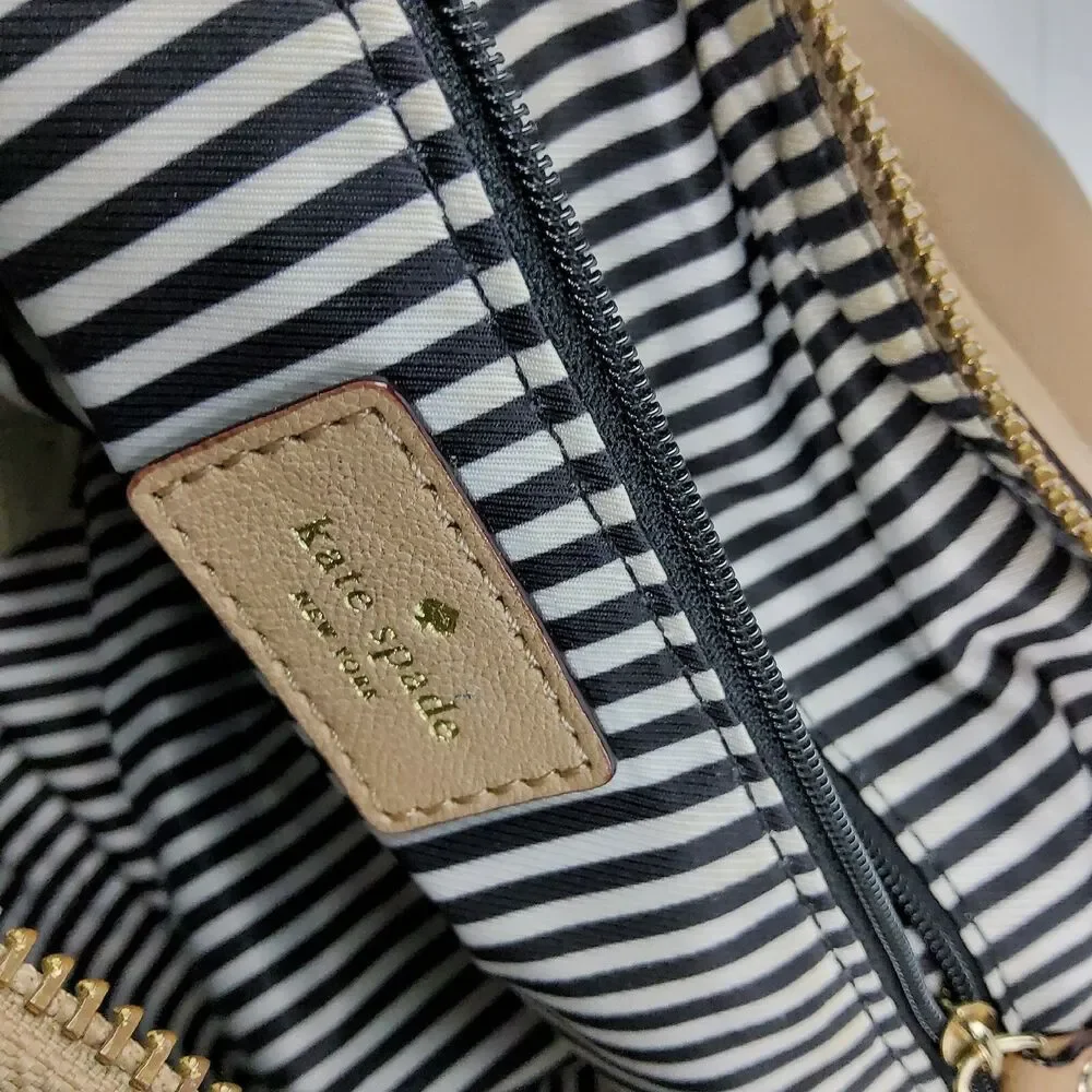 Kate Spade Cruiser Allen Street Raquelle Leather Satchel Shoulder Handbag Purse